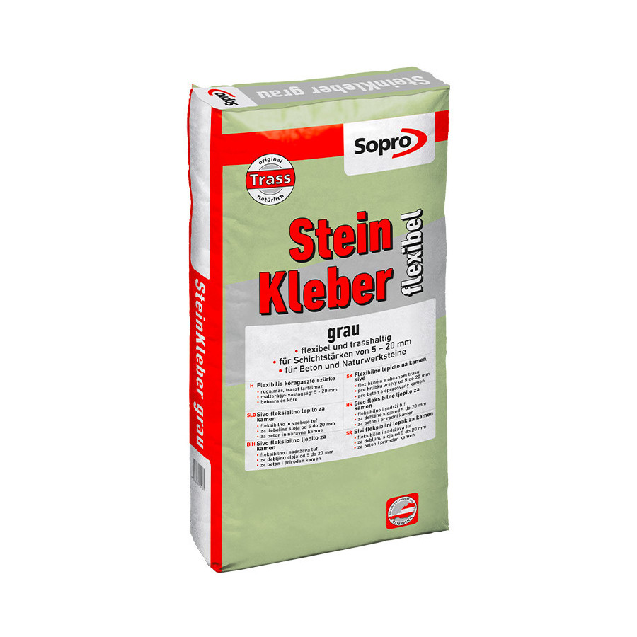 Šedé flexibilné lepidlo