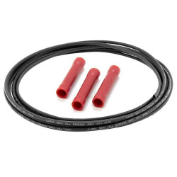 KIT - kabel 10m + smršťovací bužírka 1ks HEAT GRIP